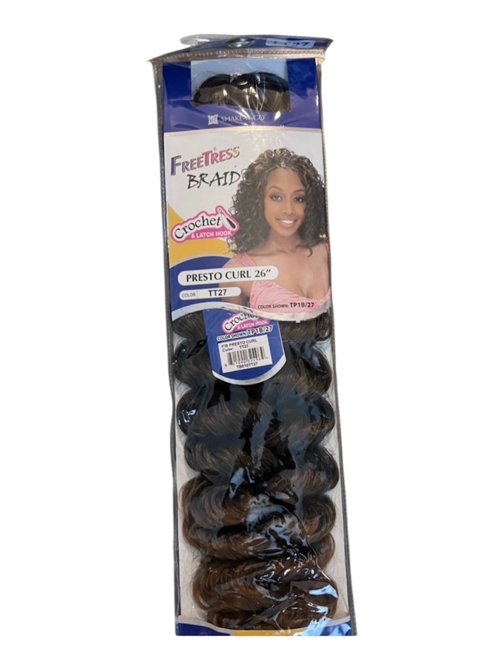 PRESTO CURL 26” - FreeTeess Braid Synthetic Hair Color TT27
